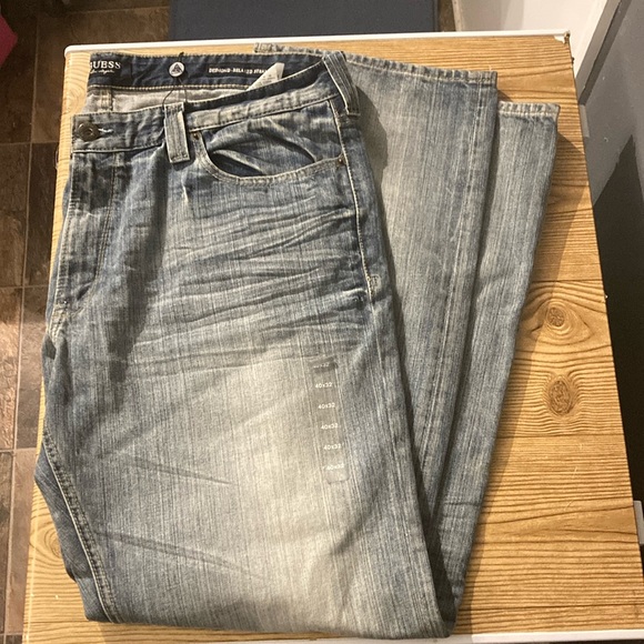 Guess, Desmond-Relaxed, Straight, Denim Jeans - Picture 1 of 6